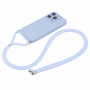 Husa de protectie cu cordon pentru iPhone 16 Pro - albastru deschis