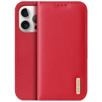 DUX DUCIS Husă din piele Hivo pentru iPhone 15 Pro Max - roșie