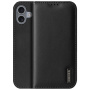DUX DUCIS Husă din piele Hivo pentru iPhone 16 Plus - neagră