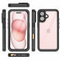 RedPepper Husă rezistentă la șoc pentru iPhone 16 - Neagră