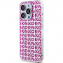 DKNY Husă Repeat Pattern pentru iPhone 15 Pro Max - roz