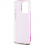 DKNY Husă Repeat Pattern pentru iPhone 15 Pro Max - roz