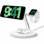 Stație de încărcare Belkin BOOST CHARGE™ PRO MagSafe 3in1 (Qi2) pentru iPhone / Apple Ceas / AirPods - alb