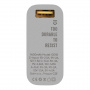 Baterie externă Tactical EDC Brick din oțel inoxidabil cu porturi USB-C / USB-A - 9 600 mAh - argintiu