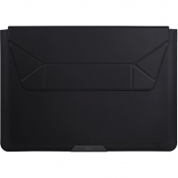 UNIQ Husă Oslo cu suport pentru iPad până la 13" / MacBook până la 14" - negru