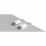 Cablu de încărcare și date împletit PURO Fabrik 2.0 - USB-C la USB-C - 1,5 m - verde