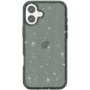 Husa transparenta cu sclipici pentru iPhone 16 Plus - gri
