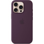 Original Apple husă din silicon cu MagSafe pentru iPhone 16 Pro - prune