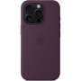 Original Apple husă din silicon cu MagSafe pentru iPhone 16 Pro - prune