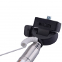 Băţ / monopod telescopic pentru selfie, cu declanşare prin fir, pentru iPhone – lungime 101,4 cm – albastru