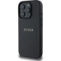 Guess Husă granulată Classic Logo cu MagSafe pentru iPhone 16 Pro Max - Negru