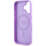 Guess Husă granulată Classic Logo cu MagSafe pentru iPhone 16 Plus - Violet
