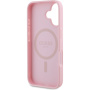 Guess Granulat Classic Husă cu logo cu MagSafe pentru iPhone 16 - roz