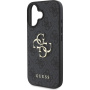 Guess Husă cu logo metalic 4G pentru iPhone 16 Plus - gri