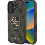 Guess Husă cu logo metalic 4G pentru iPhone 16 Plus - maro