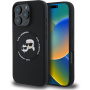 Karl Lagerfeld Husă din silicon K&CH Heads cu MagSafe pentru iPhone 16 Pro - negru
