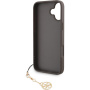 Guess Husă 4G Charms pentru iPhone 16 Plus - maro