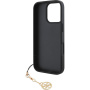 Guess Husă 4G Charms pentru iPhone 16 Pro - gri