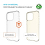 FIXED Husă reciclată ReStory Anti-UV pentru iPhone 16 Pro - transparentă