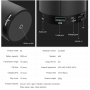 Boxă stereo wireless Bluetooth, cu baterie de 2000mAh şi slot pentru card de memorie de 32GB - gri