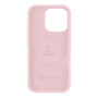 Tactical Husă din silicon Velvet Smoothie cu MagSafe pentru iPhone 16 Pro - roz deschis