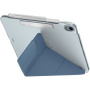 Husă UNIQ Camden Click cu suport origami și spațiu pentru Apple Pencil pentru iPad Air 11" (2024-2026) - albastru