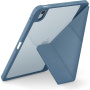 UNIQ Moven husă cu suport origami și spațiu pentru Apple Pencil pentru iPad Air 11" (2024-2026) - albastru