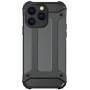 Husa "Armor" super rezistenta pentru iPhone 16 Pro Max - gri inchis