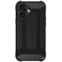 Husa "Armor" super rezistenta pentru iPhone 16 - neagra