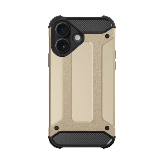 Husa "Armor" super rezistenta pentru iPhone 16 Plus - auriu