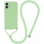 Husa de protectie cu cordon pentru iPhone 16 - verde