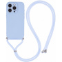 Husa de protectie cu cordon pentru iPhone 16 Pro - albastru deschis