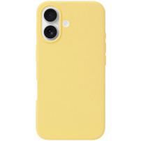 Husa din silicon pentru iPhone 16 - galbena