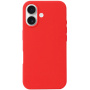 Husa din silicon pentru iPhone 16 - rosie