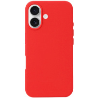 Husa din silicon pentru iPhone 16 - rosie
