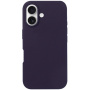 Husa din silicon pentru iPhone 16 - violet inchis