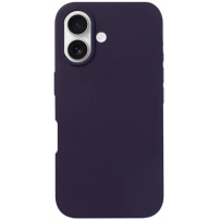 Husa din silicon pentru iPhone 16 - violet inchis