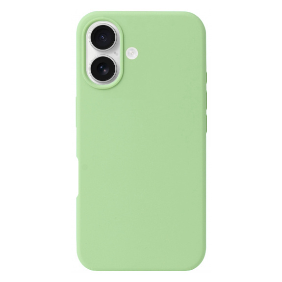 Husa din silicon pentru iPhone 16 Plus - verde