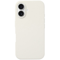 Husa din silicon pentru iPhone 16 Plus - bej