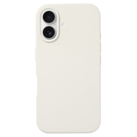 Husa din silicon pentru iPhone 16 Plus - bej