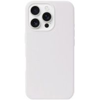 Husa din silicon pentru iPhone 16 Pro - alba