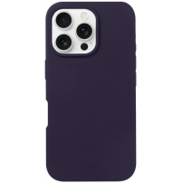 Husa din silicon pentru iPhone 16 Pro - violet inchis