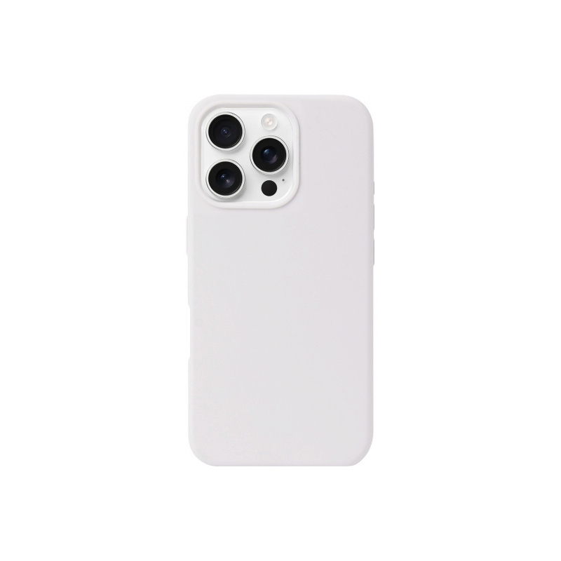 Husa din silicon pentru iPhone 16 Pro Max - alba - AppleKing.ro