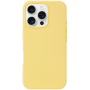 Husa din silicon pentru iPhone 16 Pro Max - galbena