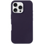 Husa din silicon pentru iPhone 16 Pro Max - violet inchis