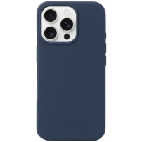 Husă din silicon cu MagSafe pentru iPhone 16 Pro - albastru închis