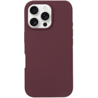 Husa din silicon cu MagSafe pentru iPhone 16 Pro Max - visiniu