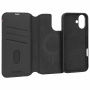 Decoded Husă detașabilă portofel 2 în 1 pentru iPhone 16 Plus - neagră