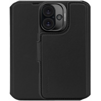 Decoded Husă detașabilă portofel 2 în 1 pentru iPhone 16 Plus - neagră