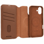 Decoded Husă detașabilă portofel 2 în 1 husă detașabilă pentru iPhone 16 Plus - maro